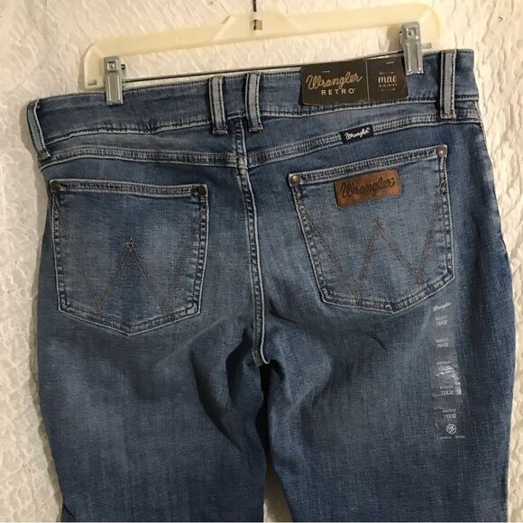 Wrangler NWT Retro Mae Mid-Rise Bootcut Jeans Size 15x32 ( 33 ) - Picture 7 of 10